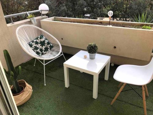T1 magnifique 900 m plage prado cottage Parc Borely