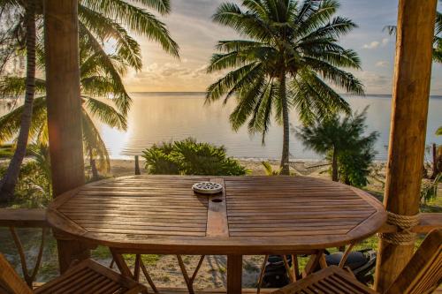 Widok, Tai Marino Beach Bungalows in Aitutaki