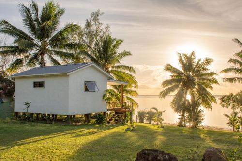 Widok, Tai Marino Beach Bungalows in Aitutaki