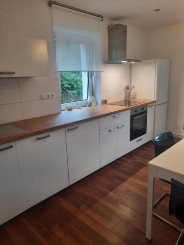 Kitchen, Precioso apartamento, aparcamiento gratis in Augustusburg