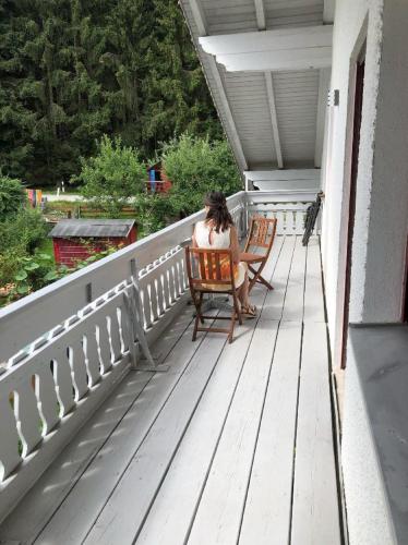 Balkon/terasa, Ferienwohnung Theresa in Dorn