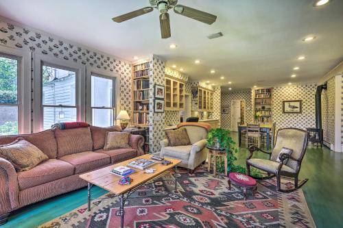 Lush Elkin Home with Porch Views and Pool Table