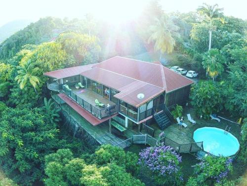 Vistas, Villa du Jardin Botanique de Deshaies - Ex Propriété COLUCHE  in Deshaies