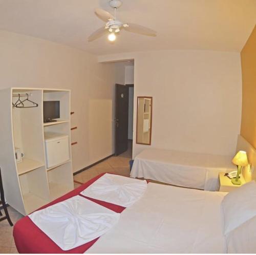 1 double bed, 1 twin bed, 1 bunk bed