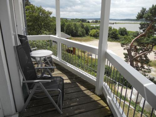 Balkons/terase, Haus Seeblick Insel Rugen in Līcova