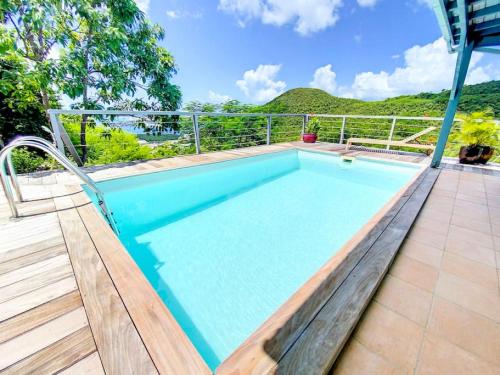 Aquamarine, private room in Villa Casa Blue pool sea view