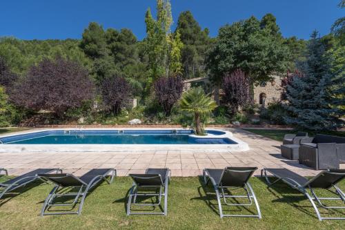 Masia Ventanell Luxury villa near Barcelona - 수영장