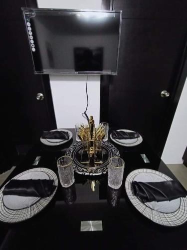 Portovita Tower 2BR Elegant Black Unit photo