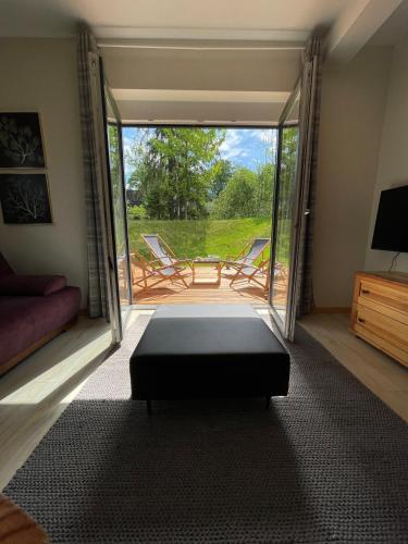 Apartament Zakopane Willa Hrube parter z tarasem i kominkiem, Zakopane