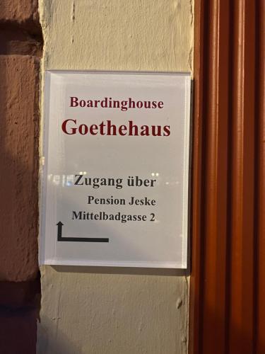 Boardinghouse Goethehaus