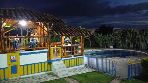 Swimming pool, Hotel Campestre La Casona Paisa in El Laurel