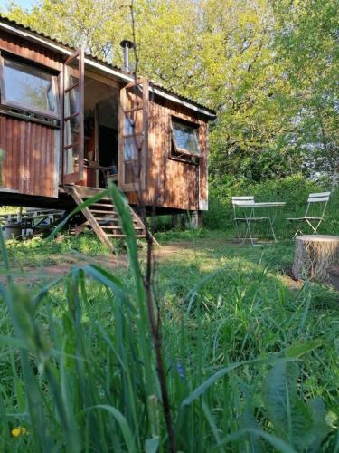 Stargazer Shepherds Hut A warm and cosy getaway - Totnes