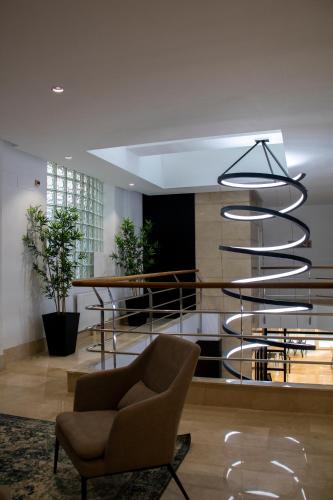 Vestíbulo, Hotel Alda Orzán (Hotel Alda Orzan) in La Coruna