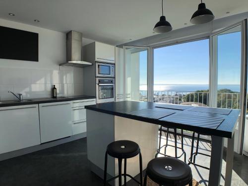 Superbe appartement avec une vue mer panoramique - Location saisonnière - Brest