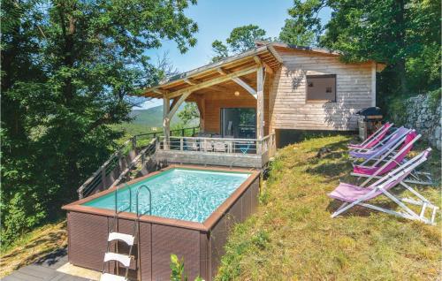 Stunning home in Bordezac with 3 Bedrooms and Outdoor swimming pool - Bordezac