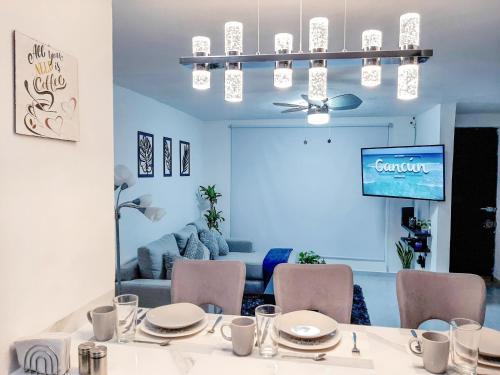 Shappire Apartment - Modern & Cozy 2 BR - Cancún Downtown