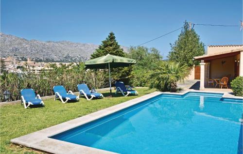 Amazing Home In Pollensa With 5 Bedrooms, Outdoor Swimming Pool And Swimming Pool Over view