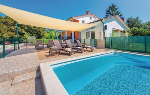 Beautiful Home In Nedescina With Outdoor Swimming Pool