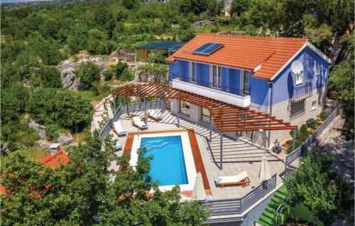 Awesome home in Lovrec with 3 Bedrooms, WiFi and Heated swimming pool