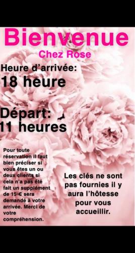 Rose 2 chambre d'hôte Provins
