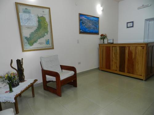 Vestibule, Hotel Colon in Posadas