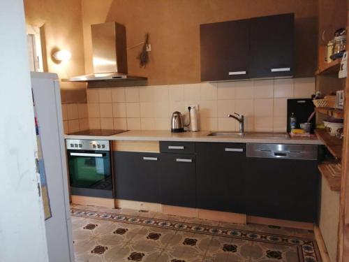 virtuve, Ferienhaus Caselow 23A in Bergholz (Mecklenburg-Vorpommern)