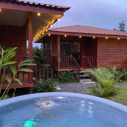 La fortuna cabanas Kwepal vista al volcan Arenal
