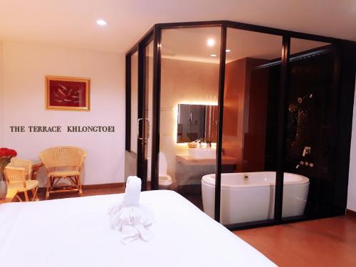 핫야이 The Terrace Khlongtoei 3성급 호텔 레스토랑