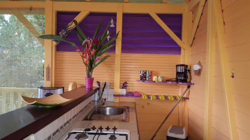 keuken, Vacances Bien Etre Guadeloupe in Bouillante