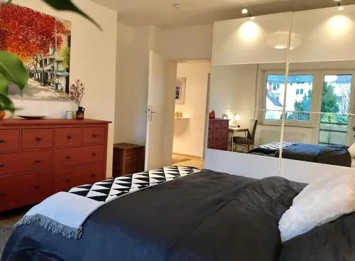 Homey 1BR Business Apartment, Sofa Bed, Fast WiFi, Free Parking, Near BASF in Ludwigshafen am Rhein, Deutschland