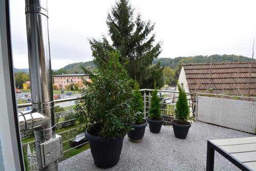 Balcony/terrace, Lu´s Appartement in Bad Berneck im Fichtelgebirge
