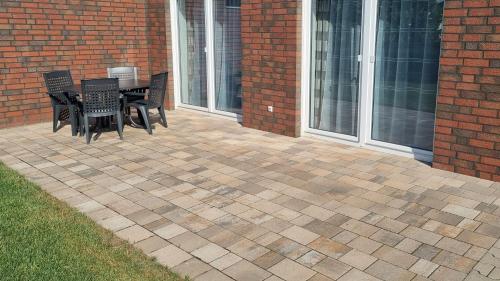 阳台/露台, Exzellentes Ferienhaus in Hannover Messe Nähe (Exzellentes Ferienhaus in Hannover Messe Nahe) in 萨尔斯特