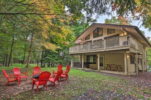 Poconos Home with Hot Tub Walk to Lake Harmony - image 6