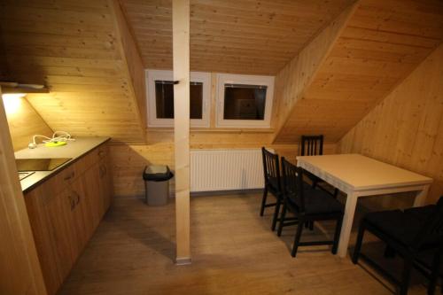 kuhinja, Apartmány pod lanovkou (Apartmany pod lanovkou) in Za Rekou