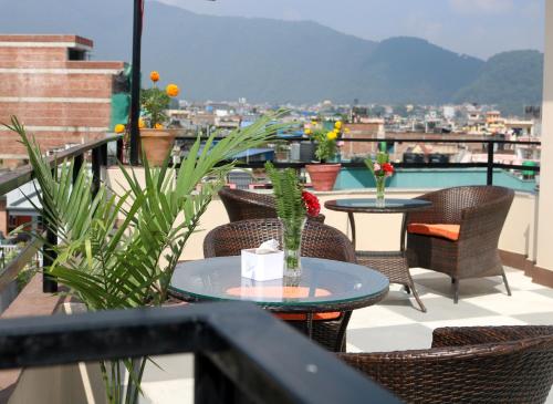 Balcony/terrace, Hotel Family Ties (P). Ltd. in Kathmandu