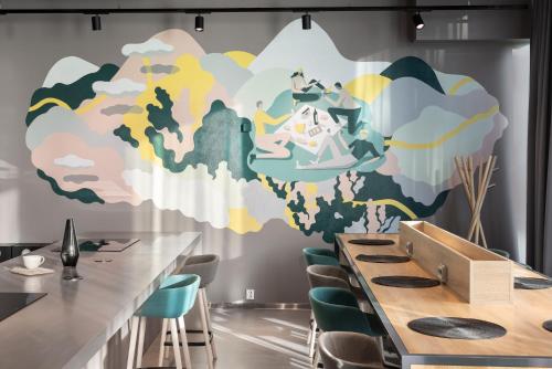 Shared lounge/TV area, Noli Myyrmaki in Vantaa