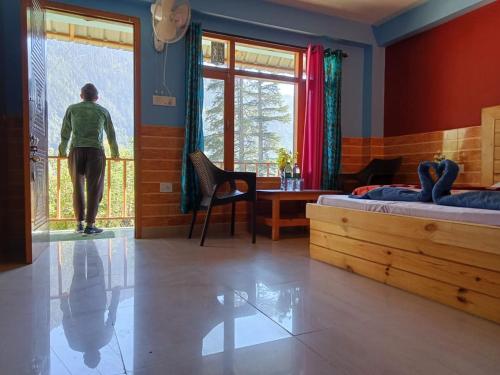 View, Guruchhaya hotel and cottages in Manali