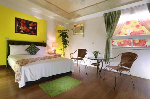 1 double bed
