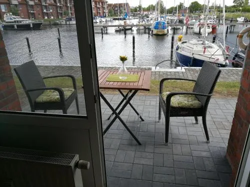 FEWO für 2 Pers. "Hafenblick 2" Ueckermünde, Stettiner Haff, Ostsee, direkt Yachthafen in Ueckermünde, Deutschland