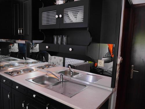 Kitchen, Blue Sky Apartments in Thassos