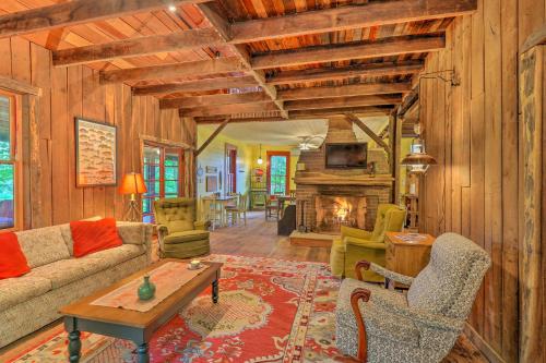 . Rustic Cabin in the Woods: 2-Acre Fishing Pond!