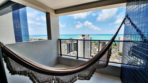 Maceió belíssima vista mar Quarto e sala com varanda, Time , ponta verde