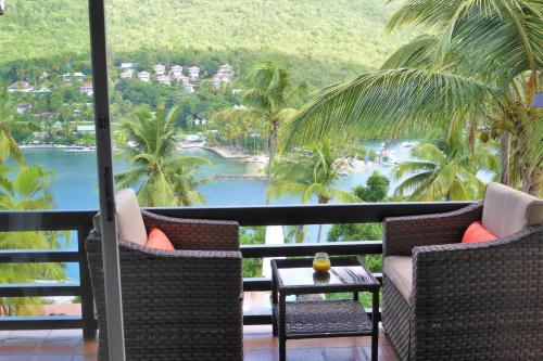 balcon/terasă, Marigot Palms Luxury Caribbean Gateway in Marigot Bay