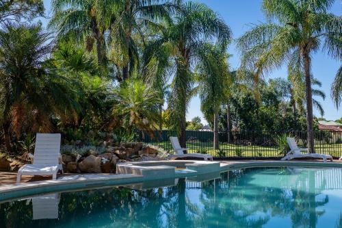 Swimmingpool, Charbonnier Motor Inn in Hunter Valley