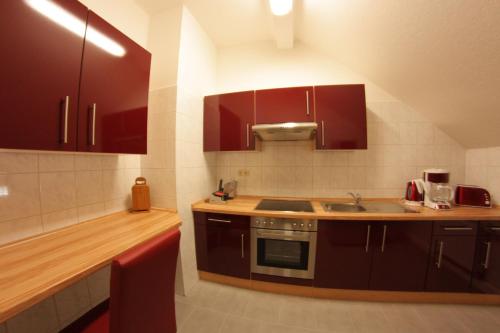 ห้องครัว, Pension Am Ostbahnhof in ก็อทธา