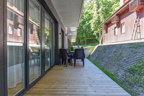 Modern brand-new apartments for 4-6 people in Juodkrante