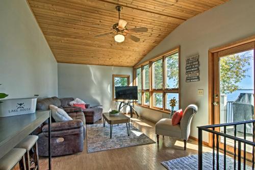 . Lake Miltona Waterfront Home with Deck and Dock!