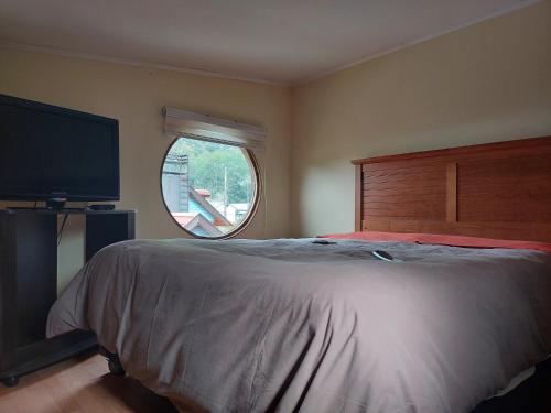 1 double bed, 1 sofa bed