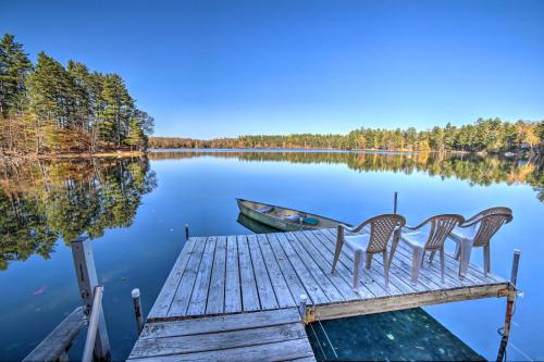 UP Badger Lodge at Powell Lake with Fire Pit! - Wetmore