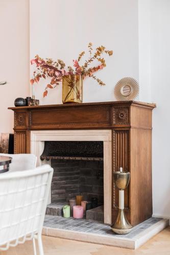 Traditional chic, High Ceilings' apt Aircos and Garage, Amberes (foto 8)